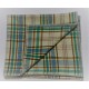 Gender neutral welsh baby blankets. Blue, peppermint & Cream BB42